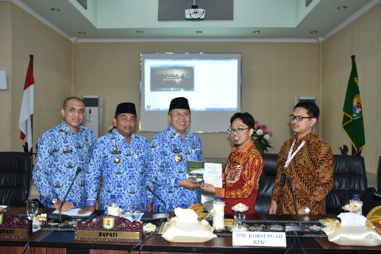 Bupati Sergai Sambut Tim Satgas Korwil I Korsupgah KPK RI