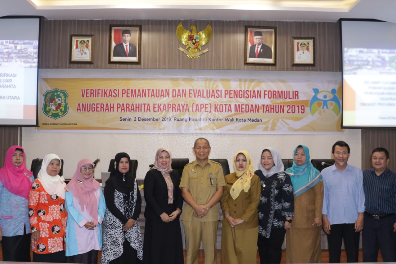 Kota Medan Masuk 6 Besar  Nominasi Penerima  Penghargaan APE Tingkat Sumut 2019