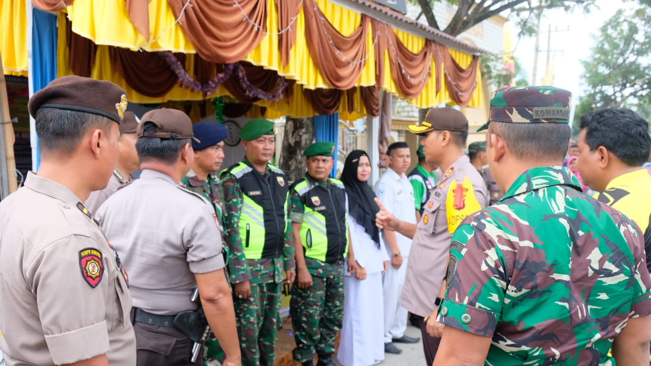 Kapolres Tanjungbalai Tinjau Pos Pam Nataru 2019-2020