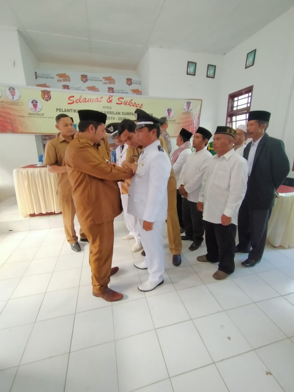 Said Sani Lantik Pengulu Kute Lengat dan Meloak Sepakat