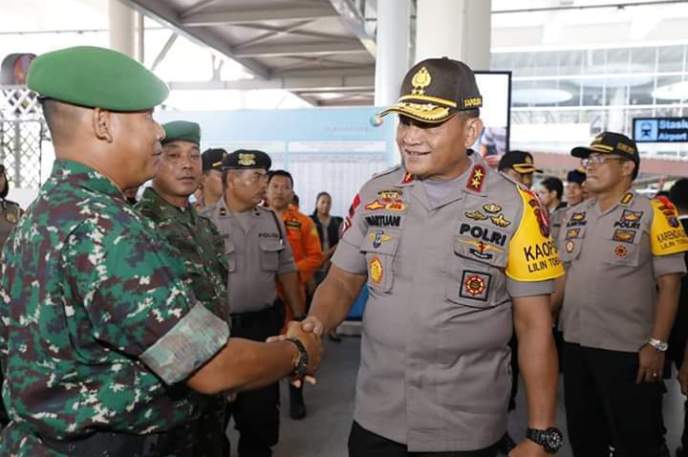 Kapolda Sumut Tinjau PosPam Terpadu di Bandara KNIA