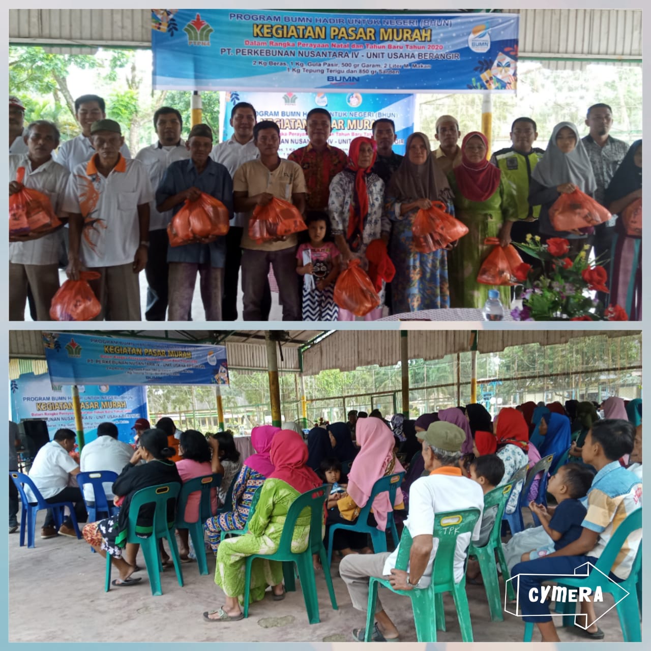 BUMN Hadir Untuk Negeri, PTPN IV Unit Berangir Gelar Pasar Murah