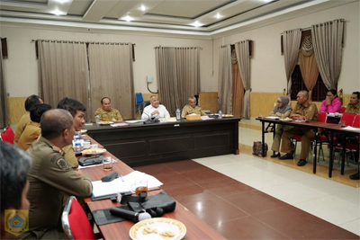 Pj .Bupati Pakpak Bharat Monitoring dan Evaluasi Anggaran Tahun 2019