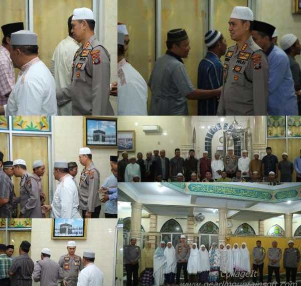 Kapolrestabes Medan Sapa Subuh dan Sholat Subuh Berjamaah di Masjid Al Ikhlas