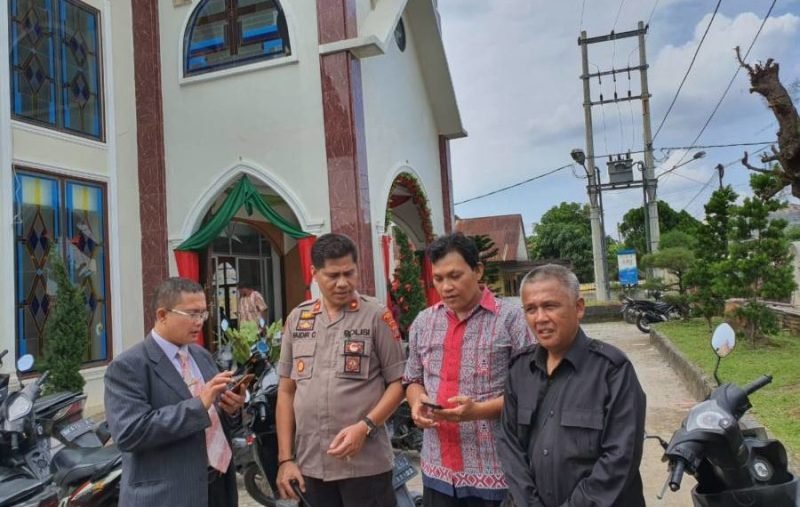 Kapolsek Medan Area Cek Pengamanan Gereja