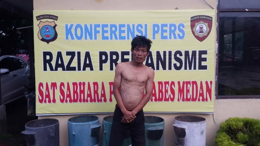 Sat Sabhara Polrestabes Medan Amankan Kawanan Preman