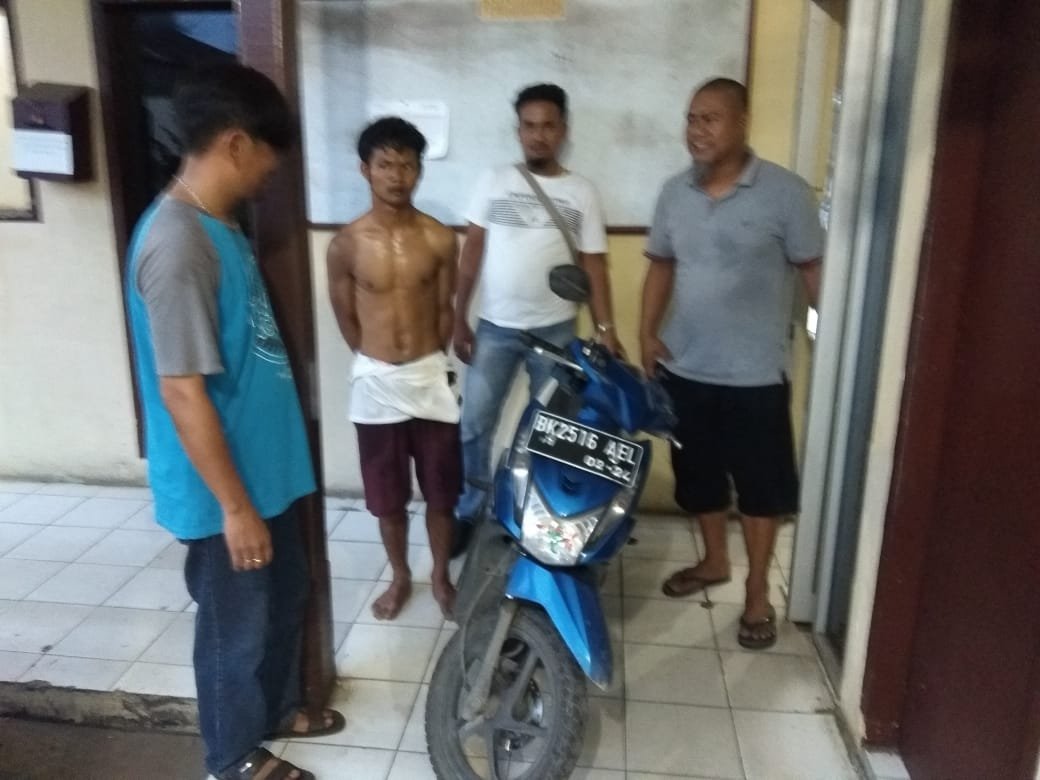 Pegasus Pancur Batu Ringkus Kuli Bangunan Pelaku Curanmor