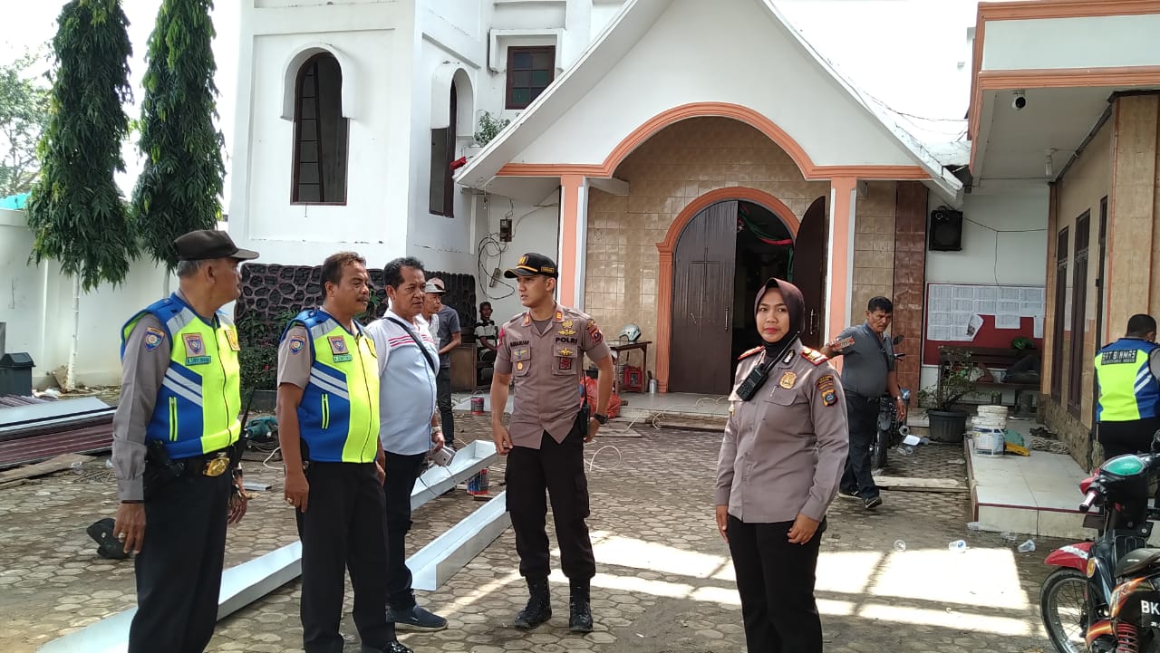 Polsek Patumbak Cipta Kondisi Kondusif Sambut Natal 21019 dan Tahun Baru 2020
