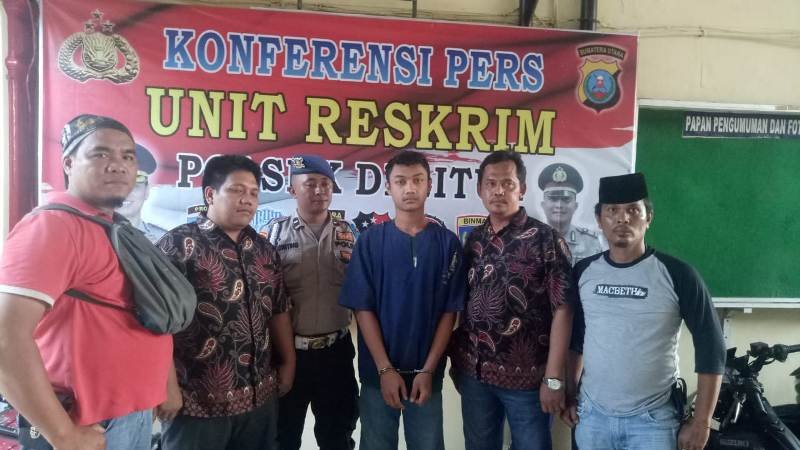Reskrim Polsek Delitua Amankan Pemilk Sabu dan Inex