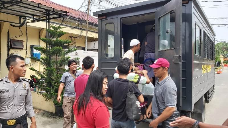 Sat Narkoba Polres Sergai Titipkan 58 Orang Tahanan Ke LP