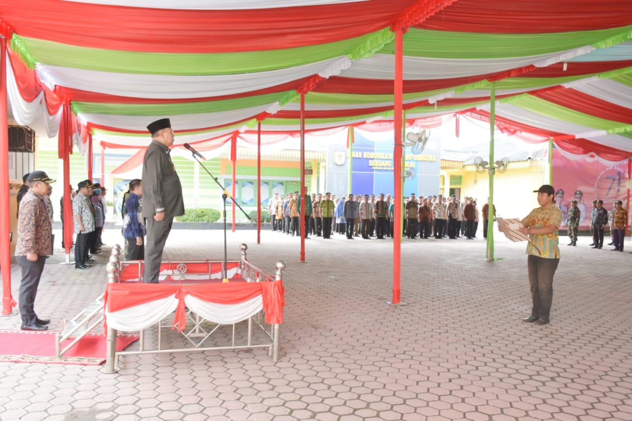 Pemkab Sergai Gelar Upacara Peringatan Ke-71 Hari Bela Negara