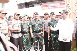 Plt Walikota Medan, Panglima TNI & Kapolri Tinjau Pos PAM Lilin Toba 2019