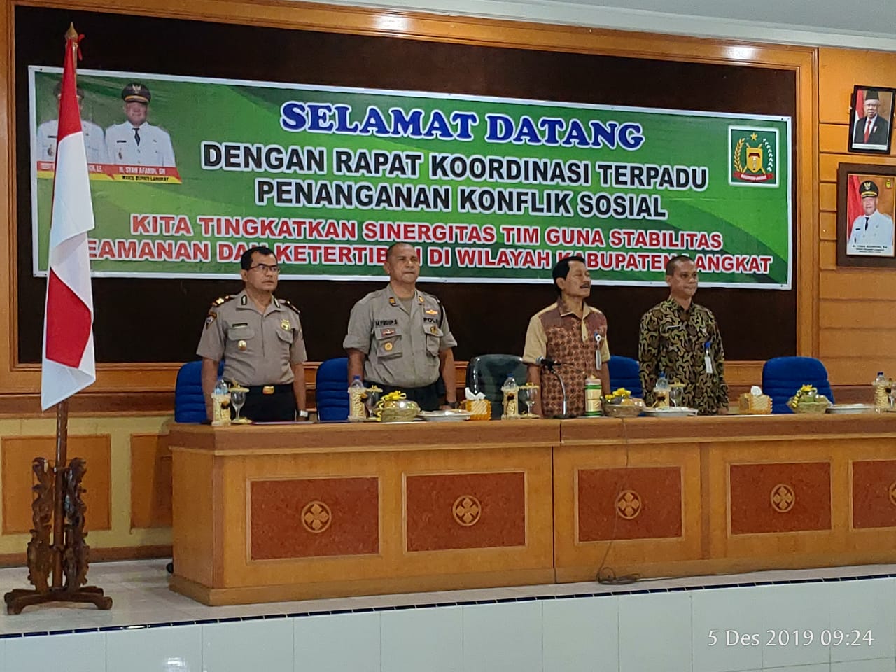 Bupati Langkat Hadiri Rakor PKS dan Rapat Pleno TPAKD
