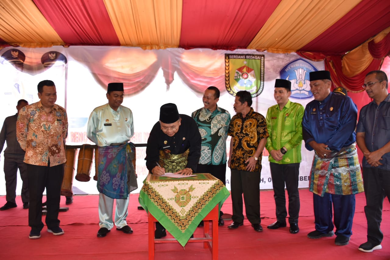 SDN 106224 Desa Kerapuh Dicanangkan Sebagai Sekolah Ramah HAM