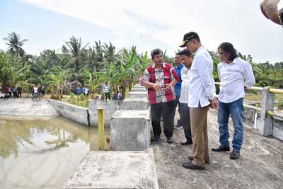 Dukung Produksi Pertanian,  2019 Pemprov Sumut Rehab  23 Daerah Irigasi Seluas 26.556 Ha