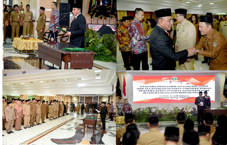 Edy Rahmayadi Lantik 2 Pejabat Eselon II dan 85 Pejabat Eselon III