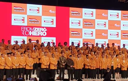 Presiden dan Wapres Hadiri Pengukuhan DPP Partai Hanura