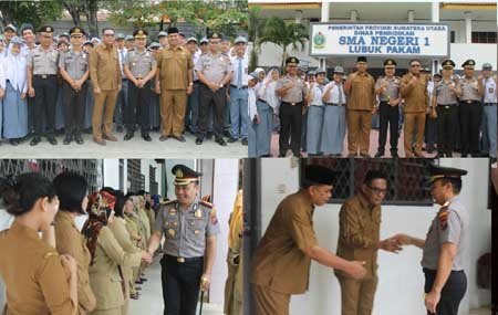 Kapolreta DS Kunjungi SMAN I Lubuk Pakam, Yemi Mandagi : 