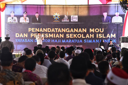 Gubernur Resmikan Sekolah Al Azhar Assyarif Sumut