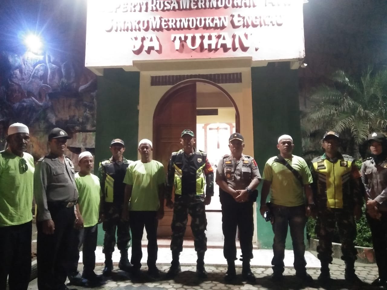 Libatkan Pemuda Lintas Agama, Polres Tanjungalai Amankan Ibadah Kebaktian di 5 Gereja Prioritas