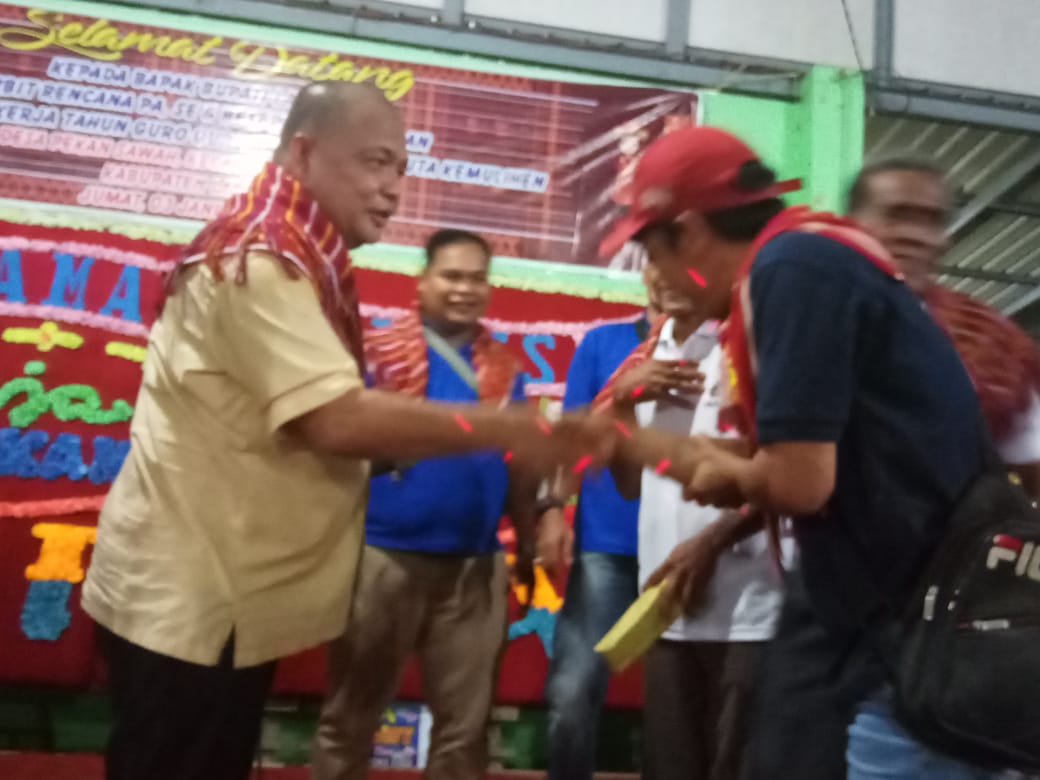 Bupati Langkat Kembali Berikan Bantuan Pesta Kerja Tahun Didesa Pekan Sawah
