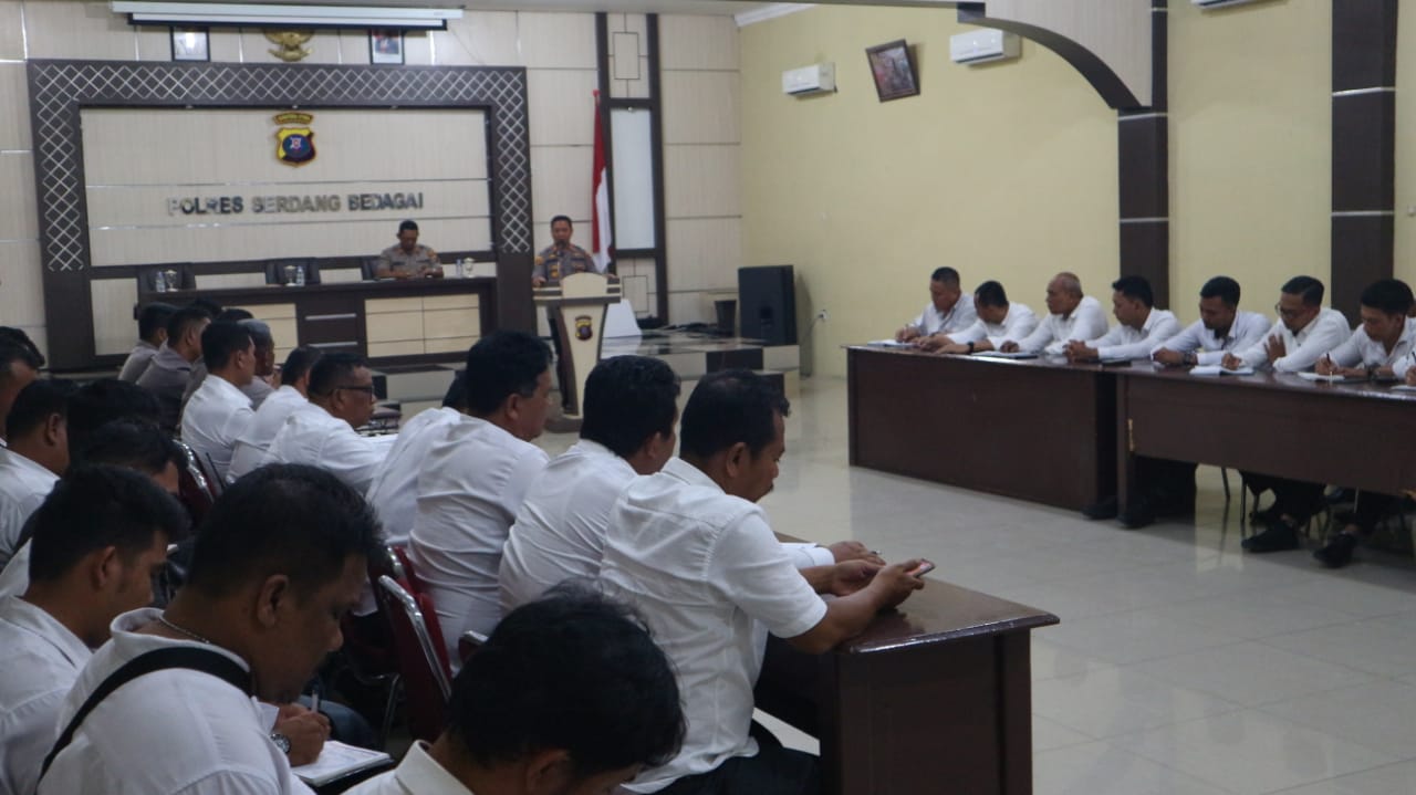 Kapolres Sergai Â Ingatkan Jajarannya Tidak Menerima Uang Dari Para Pelaku Tindak Pidana