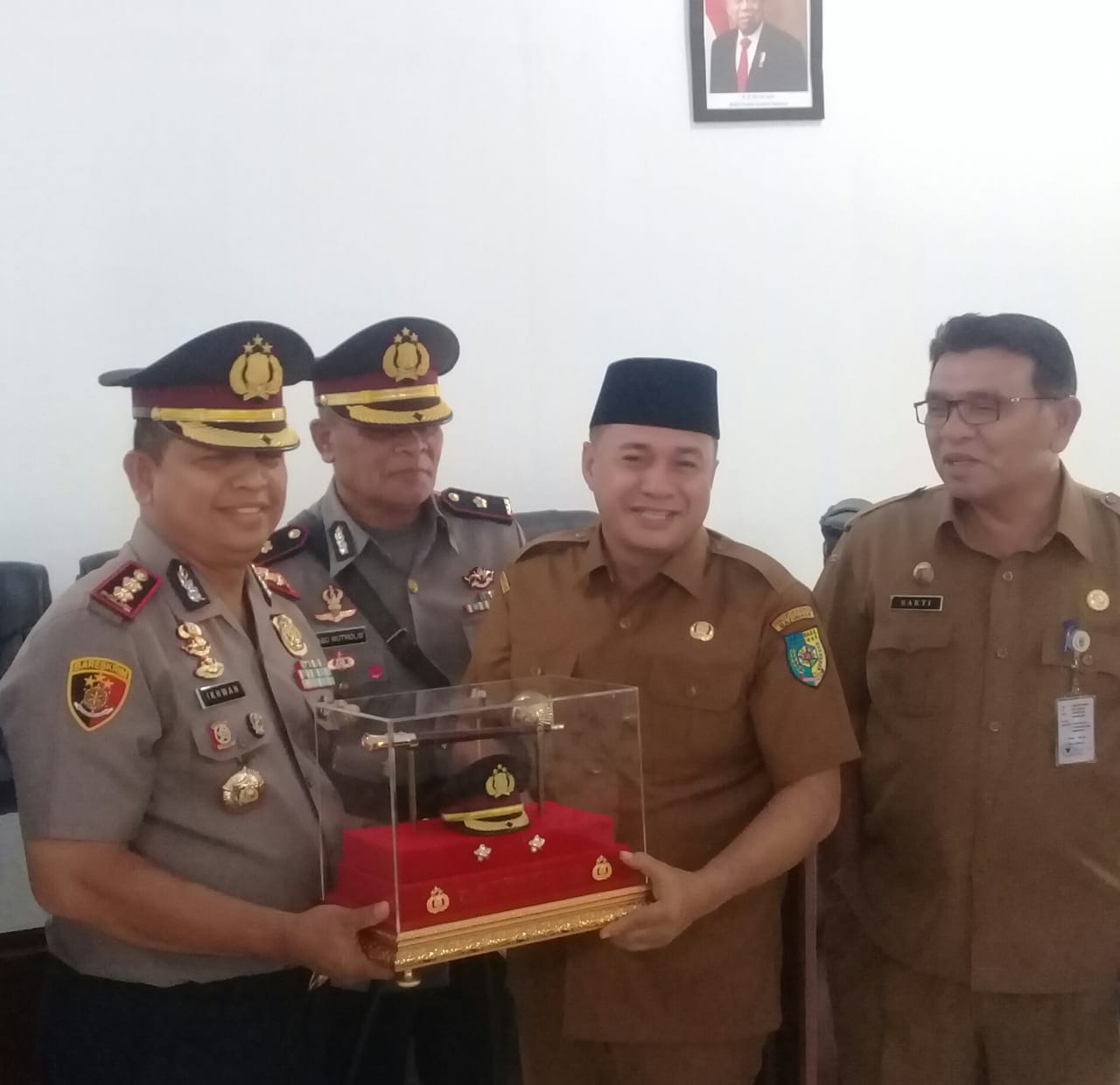 Bupati Terima Kunjungan Kapolres Bersama Jajaran