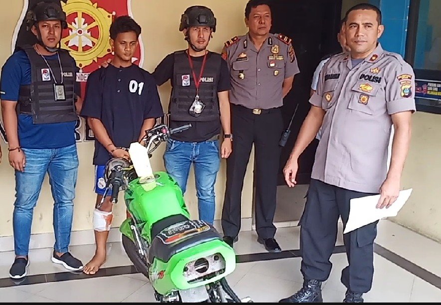 Polsek Medan Helvetia Ungkap Kasus Curanmor di Parkiran Plaza Milinium