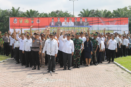 Polresta DS Apel Kesiapsiagaan Bencana Alam