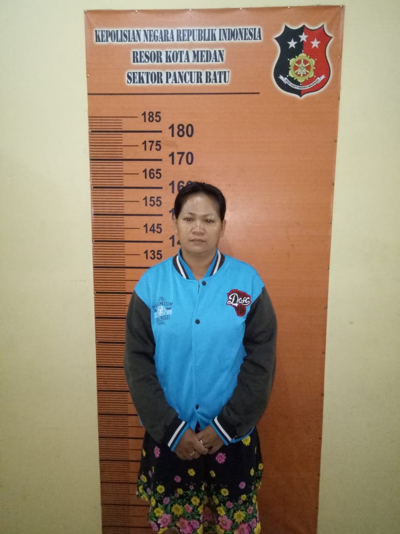 Reskrim Pancur Batu Ringkus IRT Pelaku Pencurian Prabot Rumah Tangga