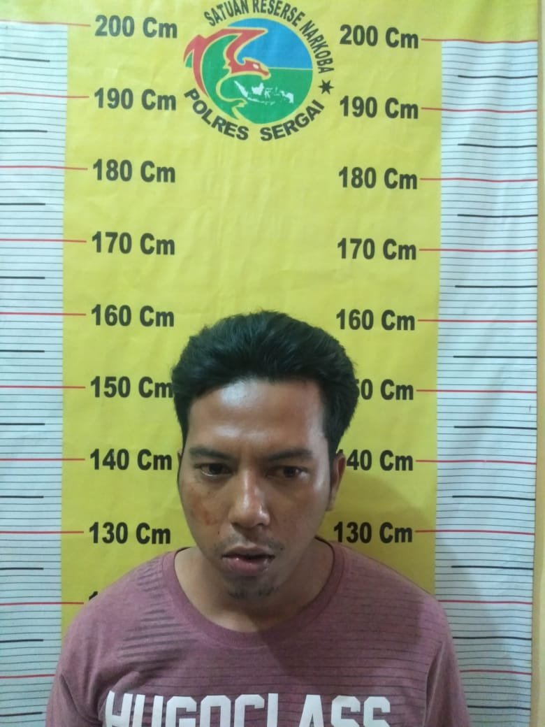 Edarkan Sabu, Warga Pegajahan Diringkus Satres Narkoba Polres Sergai