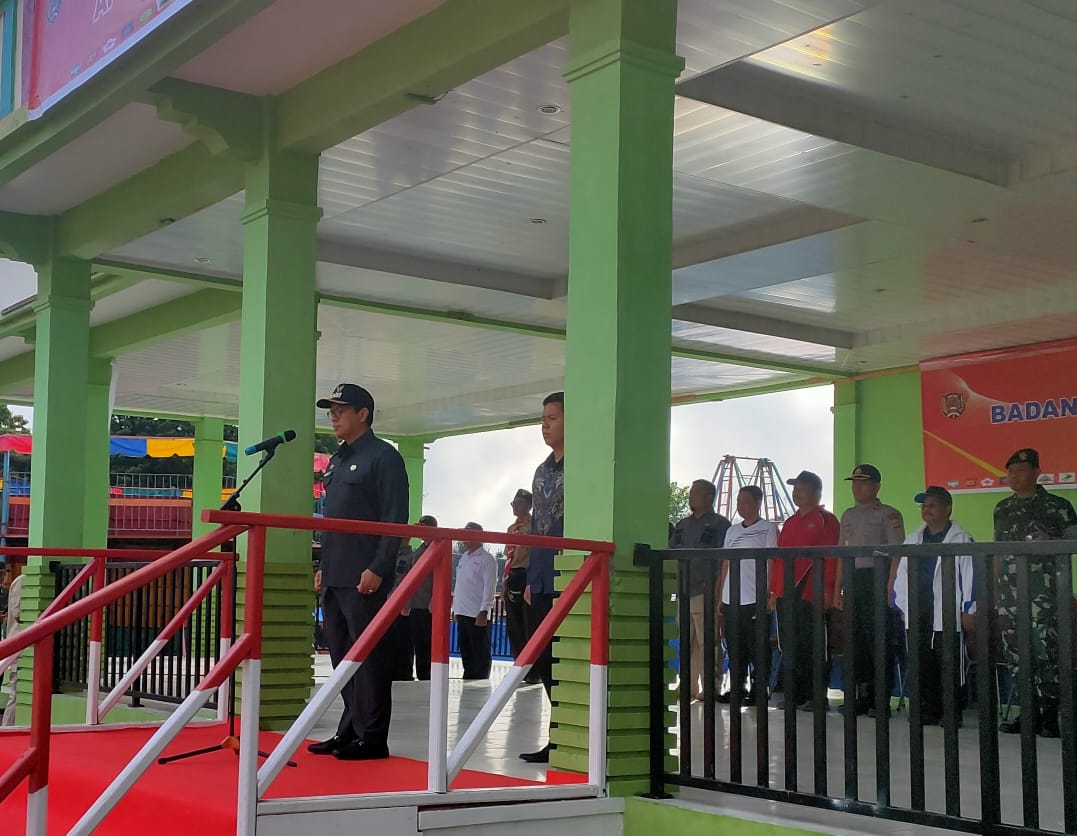 Apel Siaga Bencana Di Laksanakan Di Lapangan Pancasila