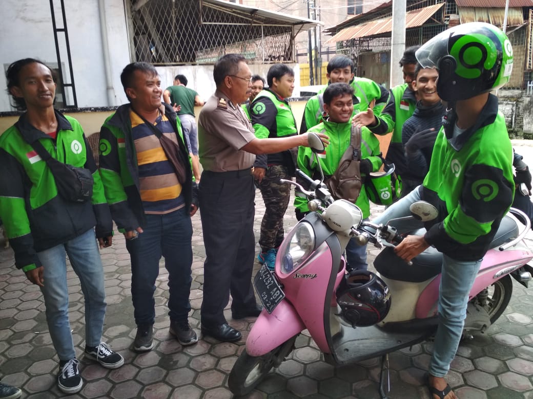 Polsek Medan Area Binluh Sumut Bersinar dan Antisipasi Bencana Alam