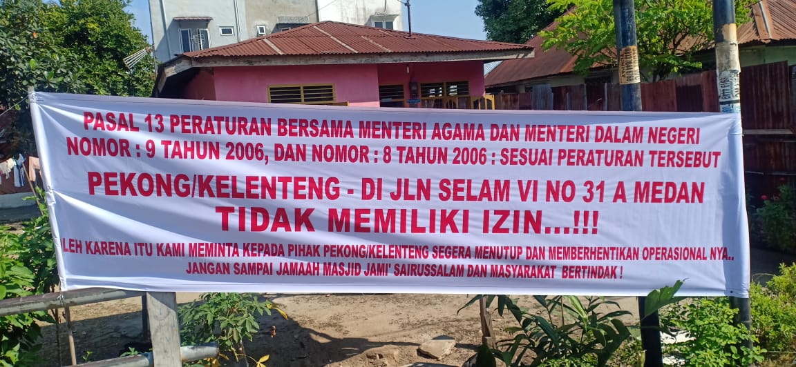Izin Tempat Tinggal Dibangun Pekong, Warga Minta Segera Dibongkar