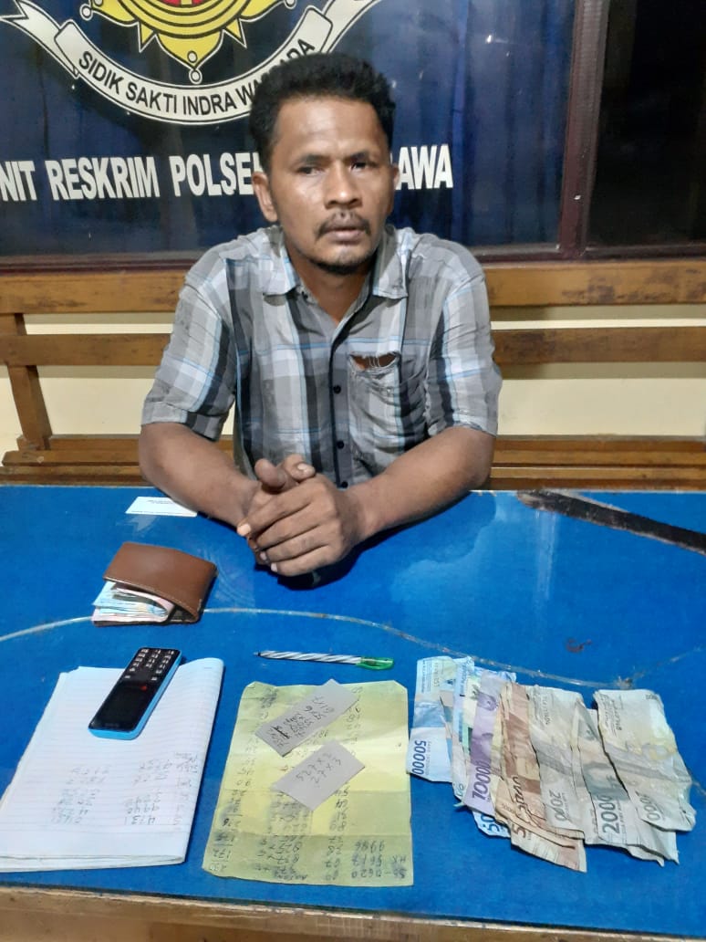 Reskrim Polsek Bangun Purba Dan Reskrim Tanjung Morawa Ringkus Penjual Judi Togel
