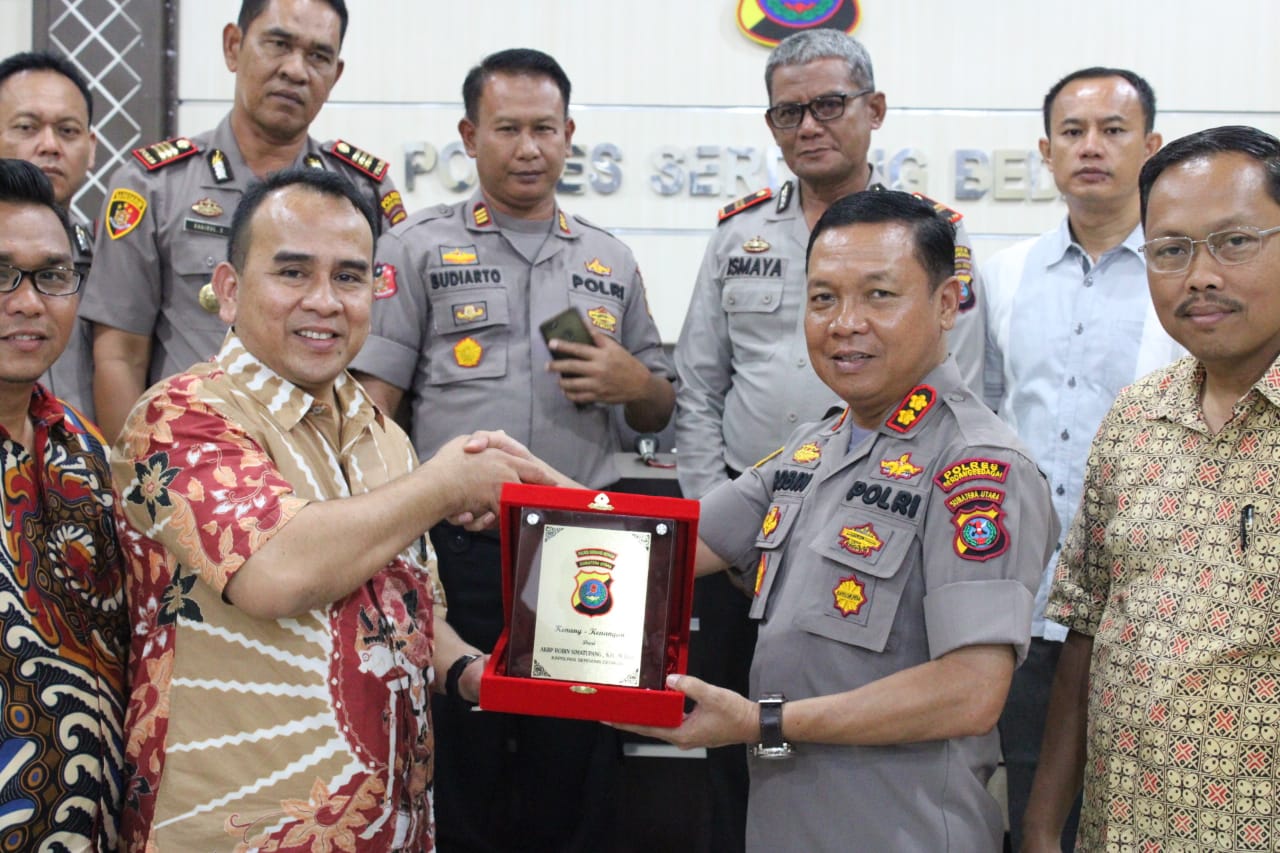 Kapolres Sergai Terima Audiensi PTPN III Deli Serdang I dan II