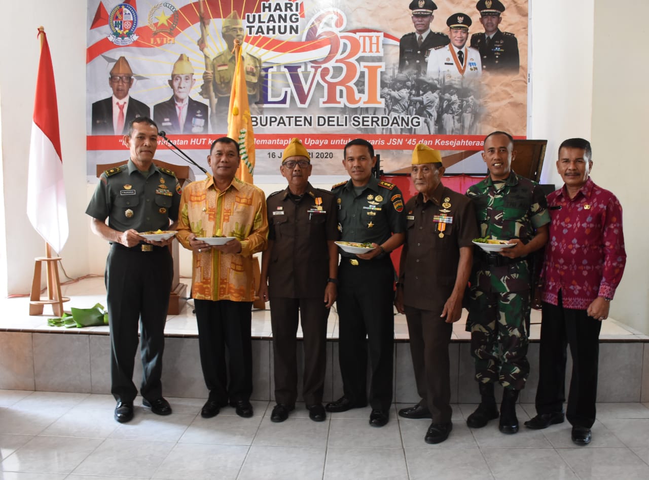 Bupati DS H AshariTambunan Hadiri HUT LVRI ke-62