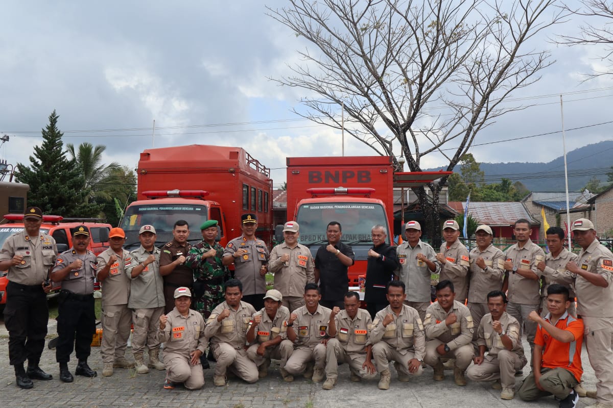 Kapolres Pakpak Bharat Pimpin Apel Siaga Bencana Alam
