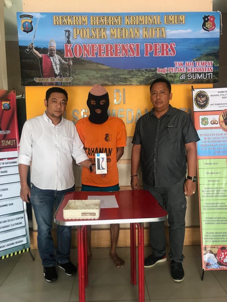 Pegasus Medan Kota Ringkus Pelaku Curas