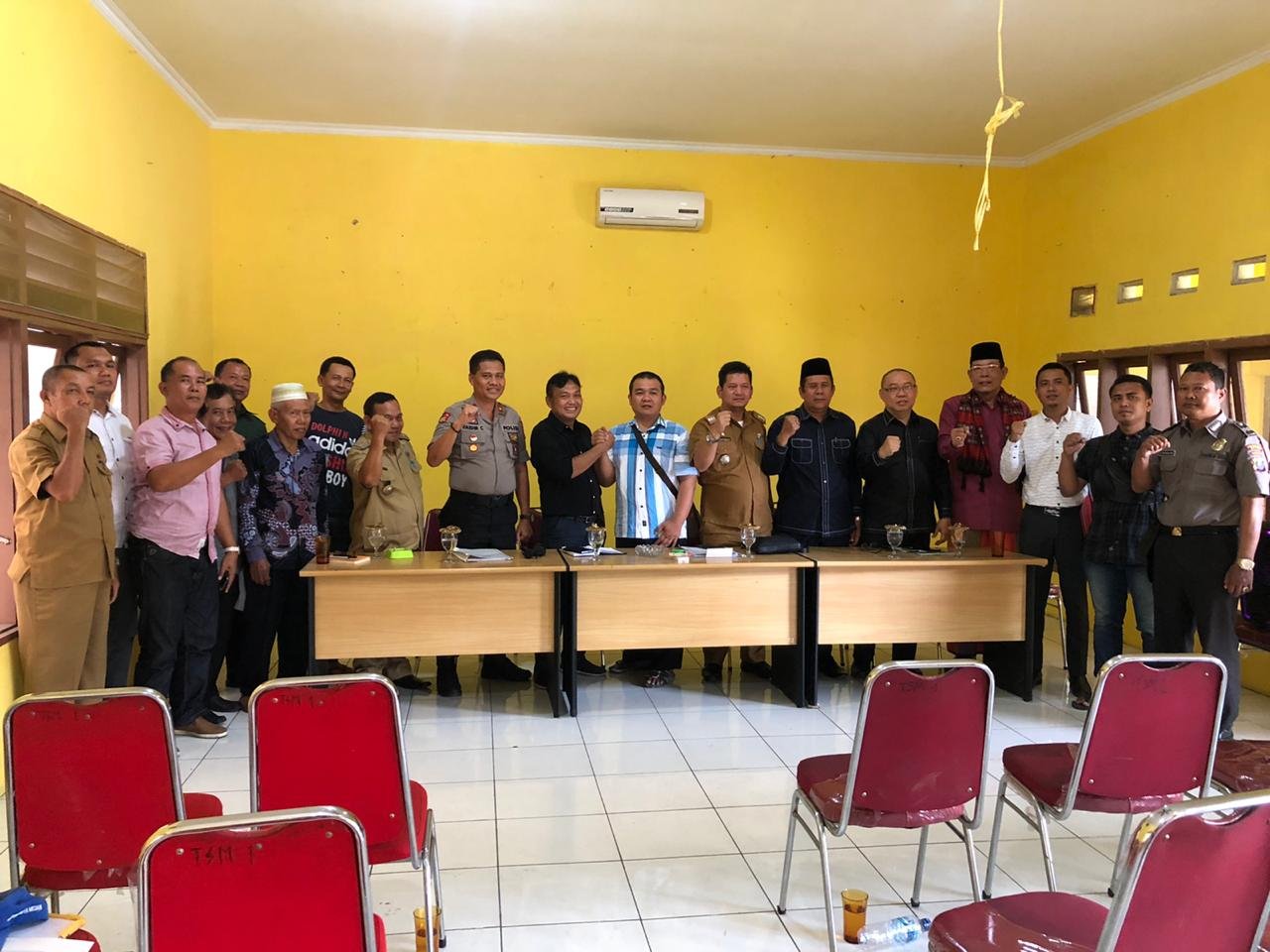 Kapolsek Medan Area Prakarsai Perdamaian Indah Pemilik Pekong dengan BKM Jamik dan Taqwa