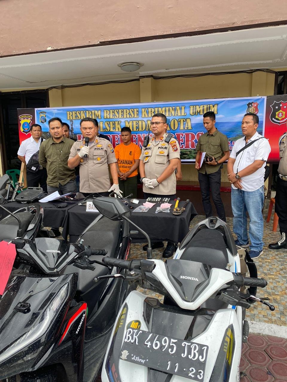 Melawan Saat Pengembangan, Pegasus Polsek Medan Kota Tembak Pelaku Curat