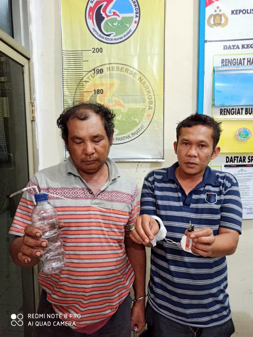 Sat Narkoba Polres Pakpak Bharat Amankan 2 Orang Pengguna Narkoba Jenis Sabu