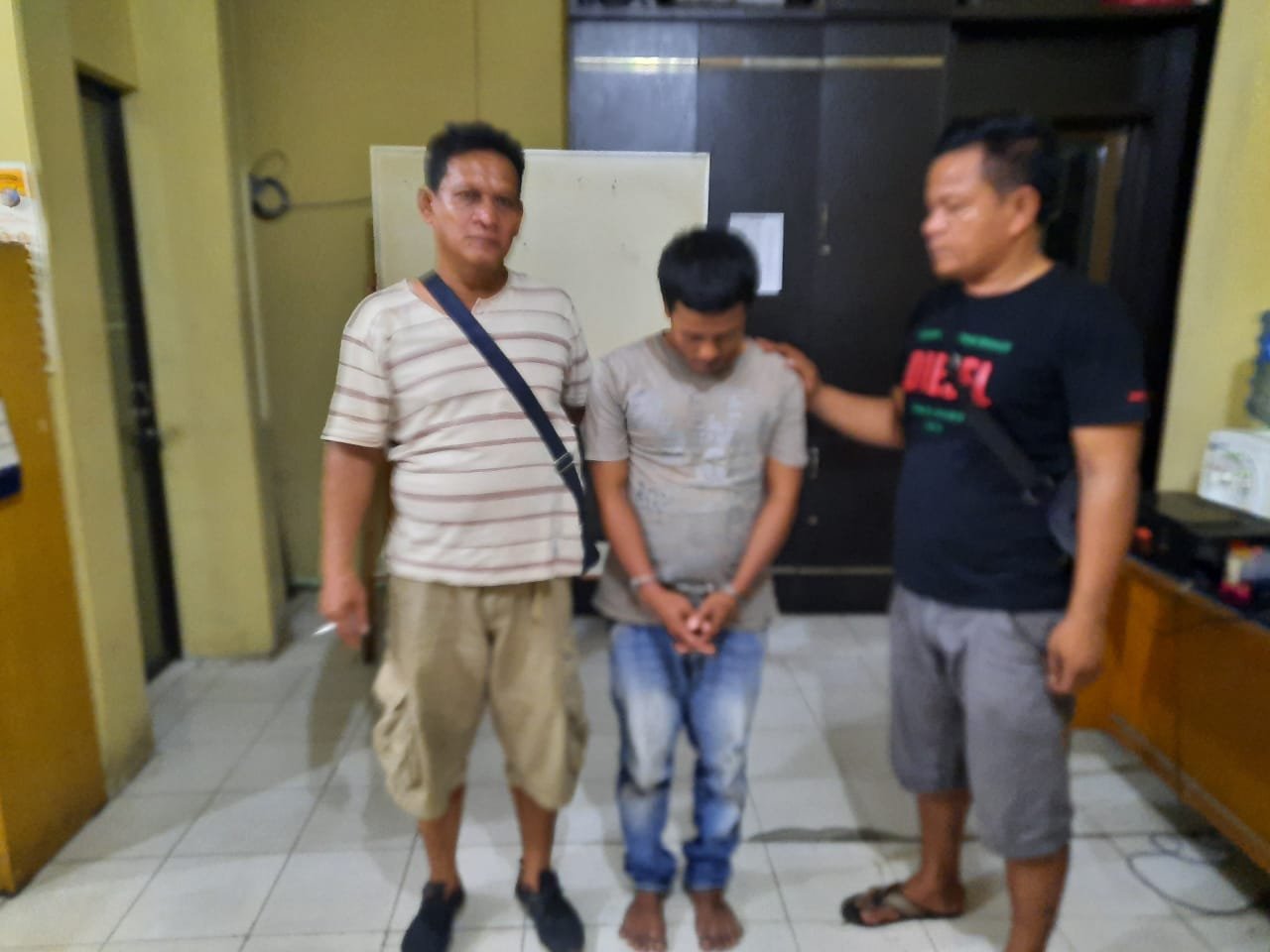 Sat Res Narkoba Polres Tanjung Balai Ringkus Pengedar Shabu Teluk Nibung