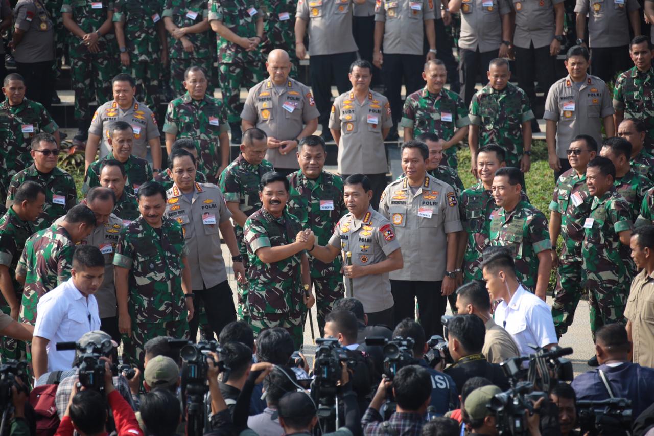 Panglima TNI dan Kapolri Tegaskan Soliditas dan Sinergitas TNI-Polri Harga Mati