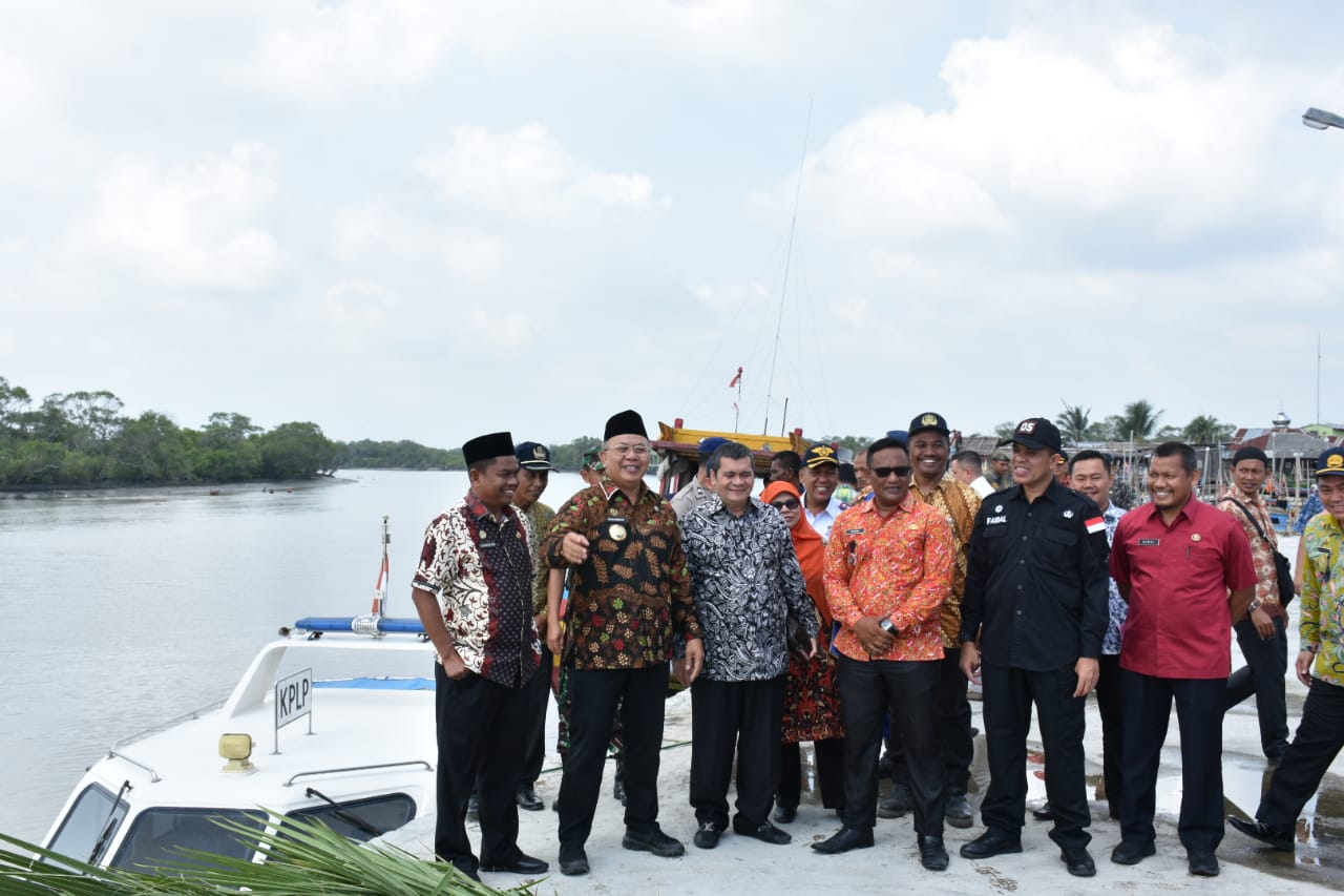 Kembangkan Potensi Wisata Bahari Pulau Berhala, Pemkab Sergai Bersama BNPP Tinjau Dermaga MiniÂ 