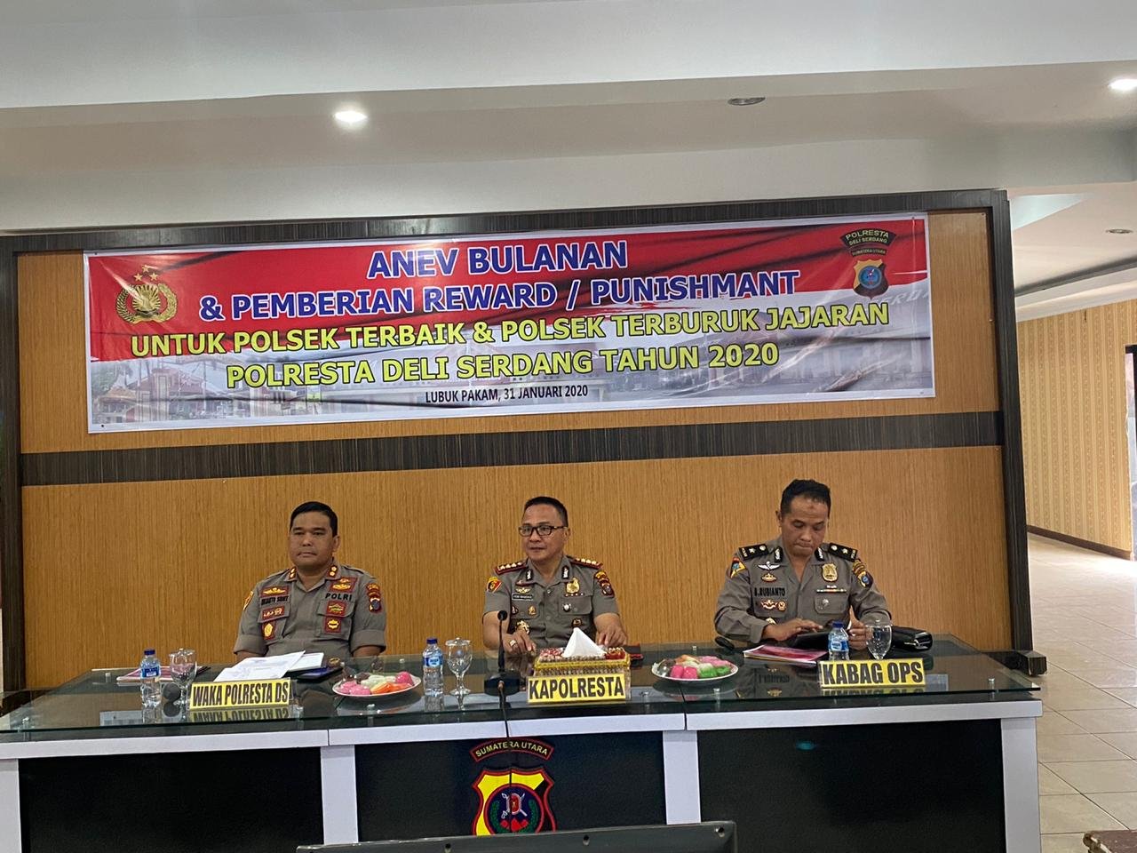 Kapolresta Kombes Pol Yemi Mandagi Pimpin Analisa dan Evaluasi Kinerja