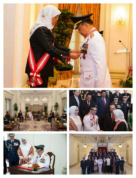 Presiden Singapura Menganugerahi Mendagri Darjah Utama Bakti Cemerlang