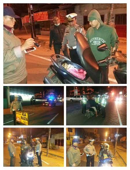 Antisipasi 3C Polsek Medan Area Patroli Malam dan Razia Kelengkapan Kendaraan