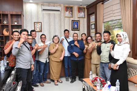 Ajak Diskusi Masalah Virus Corona, Jurnalis Apresiasi Dinkes Sergai