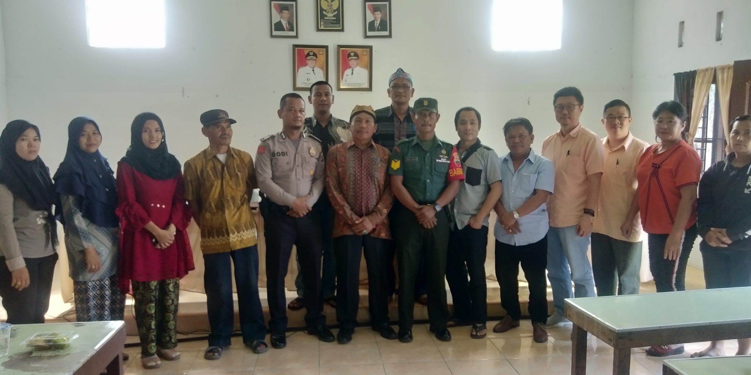 Kades Karang Rejo Suliadi Solehan.SE, Ketua BPD Kenalkan Diri Pada Pengusaha